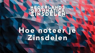 Grammatica Nederlands  Hoe noteer je zinsdelen [upl. by Lyda]