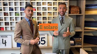 Il SOLARO un tessuto favoloso bespoke menstyle [upl. by Reemas]