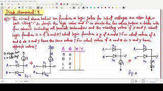 Diode Numerical 8 Microelectronics Circuits [upl. by Lindsley]