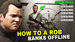 HOW TO ROB BANKS IN GTA 5 STORY MODE  NO MODS  ALL PLATAFORMS [upl. by Havard]