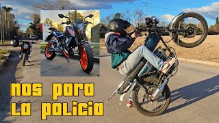 Zanella Sapucai 150 vs KTM Duke 200 Wheelie Stunt y Práctica de manejo [upl. by Atsyrc]