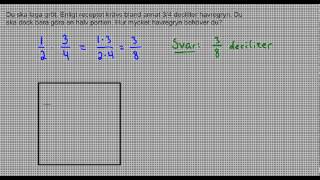 Bråk  Multiplikation [upl. by Stag125]