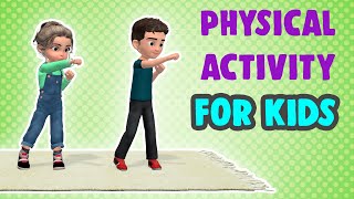 Physical Activities For Kids Get Active At Home [upl. by Atinas]