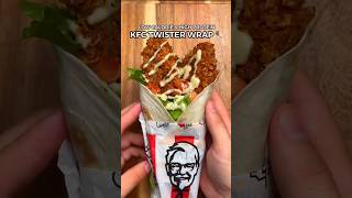 KFC Twister Wrap Recipe shorts [upl. by Hannahs]