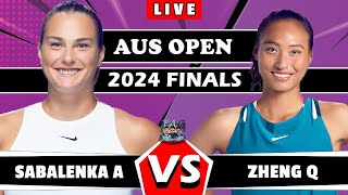 🔴LIVE SABALENKA VS ZHENG  Australian Open 2024  AO tennis gameplay  TAG [upl. by Tandy946]