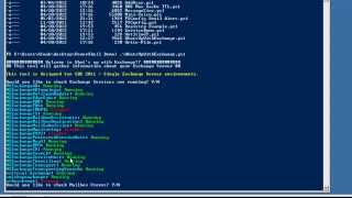 Using PowerShell to check Exchange Server Health [upl. by Airotkiv]