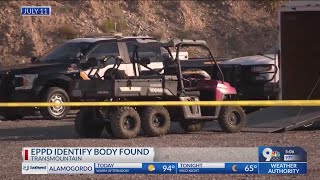 Man identified in found body at Transmountain [upl. by Redyr]