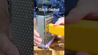 Enjoy mess free meal prep by placing a quart bag inside the cheese grater mealprep cheese [upl. by Lunetta]