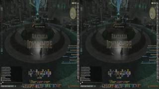 FFXIV SidebySide 3D Test with tridef [upl. by Sigrid]