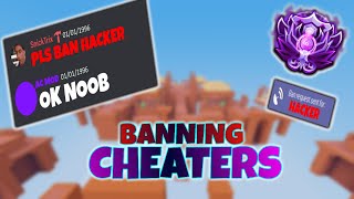 BANNING HACKERS IN ROBLOX BEDWARS [upl. by Naivat746]