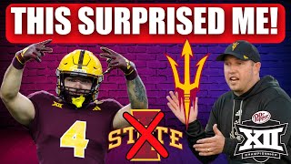 Arizona State Coach DROPS HAMMER After Sun Devils DOMINATE Big 12 Championship vs Iowa State [upl. by Nassah269]