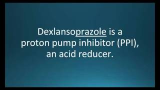 How to pronounce dexlansoprazole Dexilant Memorizing Pharmacology Flashcard [upl. by Idelson]