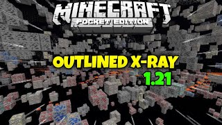 Minecraft Outlined XRayMCPE 121 [upl. by Annerahs]