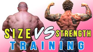 The Differences Between Training for Size Vs Strength [upl. by Shirleen117]