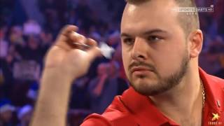 2017 William Hill World Darts Championship Boris Koltsov v Dragutin Horvat [upl. by Sollie]