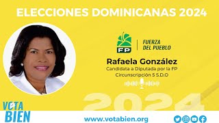 Entrevista a Rafaela González Candidata a Diputada de Santo Domingo Oeste C5 Vota Bien [upl. by Quinby799]