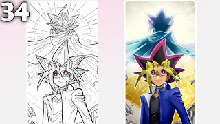 Color Fan GamePlay Coloring Yugi Part34 [upl. by Cartie643]