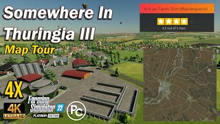 Somewhere In Thuringia III  Map Review  Farming Simulator 22 [upl. by Oznole]