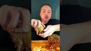 Two Goat Heads eatingasmr mukbang eatshow spicymukbange foodeatingshow shortasmr decenteats [upl. by Brandais]