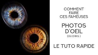 Comment faire des photos doeil  photos diris [upl. by Kannry]