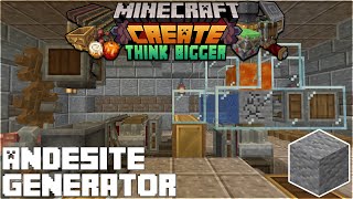 Surviving With Create 031  E18  Andesite Generator [upl. by Ifill]