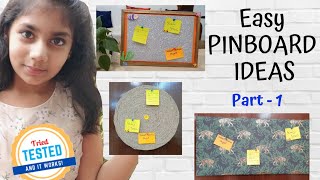 DIY Pinboard Ideas How to Make Mood Board Display Board Notice board at home Study Essential [upl. by Feune594]