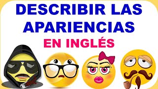 DESCRIBIR PERSONAS EN INGLÉS [upl. by Eenehs]