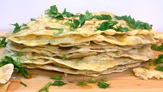 How To Make Alkaline Flatbread With No Eggs No Milk And No YeastQuick And Easy Wrap [upl. by Teddie755]