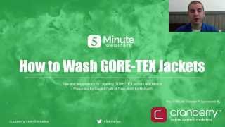 How to Wash GORETEX Jackets [upl. by Fia]