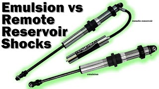 Emulsion vs Remote Reservoir Coilover Shocks  The Differences Between the Two amp When to Use Each [upl. by Zizaludba]