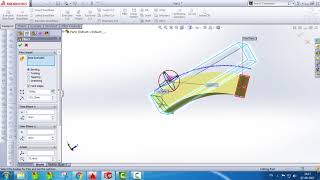 Solidworks TutorialHow To Use Flex  Bending Tool [upl. by Bertha]