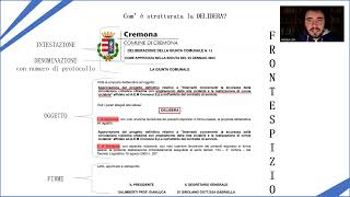 Lezione 18  Delibera e determina [upl. by Court30]