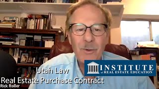 Live Exam Prep Series  UT Real Estate Purchase Contract REPC [upl. by Base]