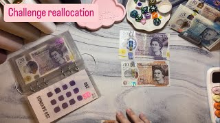 Challenge reallocation  Christmas 2024 Completed  Cash Stuffing UK  Savings Challenges [upl. by Doran]