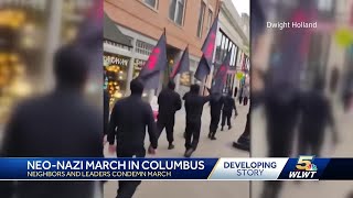 Community leaders respond after neoNazi march seen going through Columbus [upl. by Redle860]