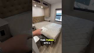 This 2025 Flagstaff traveltrailer has 2 ROOMS 🤩 rv rvlife shorts camping [upl. by Enyala]