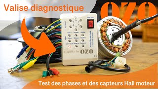 Diagnostique dun moteur roue avec le Diagbike OZO [upl. by Sajet]