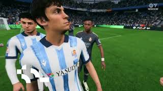 Gameplay FC 24  Real Sociedad vs Real Madrid  La Liga  20242025 [upl. by Enylrac]