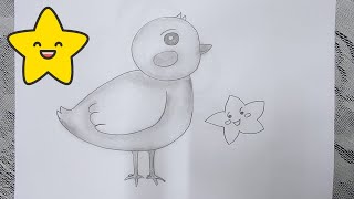 How to Draw Cute Animals 🐥8 chick [upl. by Phillis954]