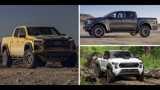 2024 Toyota Tacoma TRD Sport vs Chevrolet Colorado LT A Comparative Review [upl. by Aicelef]