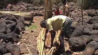 Ancient Egyptian Papyrus Reed Boats Tankwas of Ethiopia [upl. by Alliuqat66]