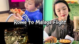 Rome to Malaga Flight [upl. by Imoyik]