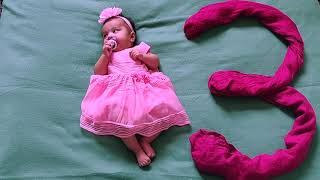 Easy baby monthly photoshoot tips 3 Types of baby photography ideas at home [upl. by Nnaeilsel]