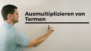 Ausmultiplizieren von Termen Klammern auflösen Mathe by Daniel Jung [upl. by Straus]