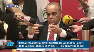 Diputados aprueban ley que pretende fusionar la SET y Aduanas [upl. by Marja411]