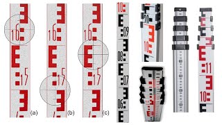 How to Read the Surveyor E Staff Surveying Levelling Rod Measurements [upl. by Aneehta670]