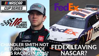 Chandler Smith Not Returning To Joe Gibbs Racing In 2025  FedEx Leaving NASCAR [upl. by Ambrosi598]