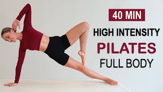 40 MIN FULL BODY PILATES HIIT  Burn Fat  Tone Muscle  Feel Strong  Balanced No Repeat [upl. by Windzer]