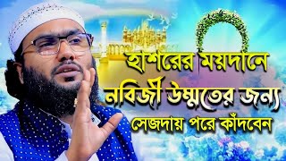 হাশরের ময়দানে নবিজী উম্মতের জন্য সেজদায় পরে কাঁদবেন  শুয়াইব আহমদ আশ্রাফী  Shuaib Ahmed Ashrafi [upl. by Innavoj]