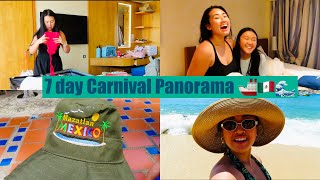 PT2 7 DAY CARNIVAL PANORAMA CRUISE Cabo Puerto Vallarta amp Mazatlan🇲🇽🌴🚢 [upl. by Itisahc244]